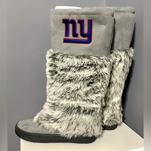 NFL Licensed NY Giants Sherpa Boots
